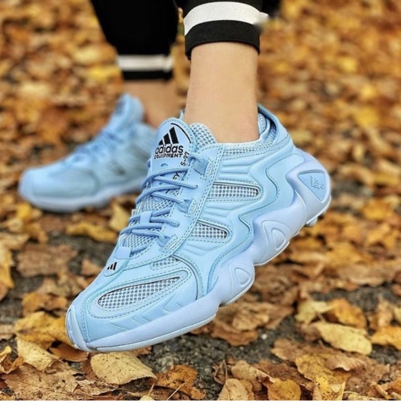 adidas Shoes - Adidas Women's Originals Ozweego Casual Blue Walking Shoes Size 5